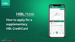 How to apply for a supplementary HBL CreditCard with HBL Mobile [upl. by Ayocal]