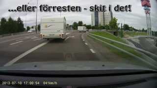 Idioter i trafiken nr 1 [upl. by Nwadahs]