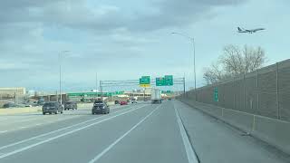 Drive to Chicago O’Hare International Airport highway review Chicago travel trip driving vlog [upl. by Enialb]