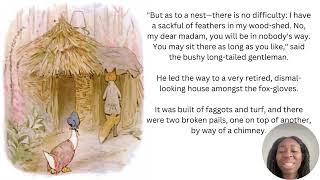 The Tale of Jemima PuddleDuck  Beatrix Potter Read Along Interactive [upl. by Etnoj749]