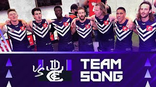 Fremantle Team Song  Round 6 v Carlton [upl. by Laumas]