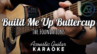 Build Me Up Buttercup  The Foundations  Acoustic Guitar Karaoke  Backing Track  Instrumental [upl. by Doownyl]