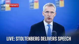 NATO Secretary General Jens Stoltenberg delivers speech at conference in Prague [upl. by Yhtak]