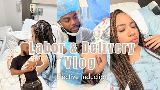 Labor and Delivery Vlog  Elective Induction at 39 Weeks laboranddelivery laboranddeliveryvlog [upl. by Rhiamon]