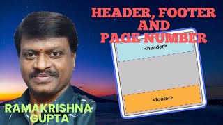 17 Header Footer and Page Number in MS Word [upl. by Namurt565]