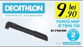 Decathlon Btwın 100 bisiklet pompası test ve tanıtımı [upl. by Spatola]