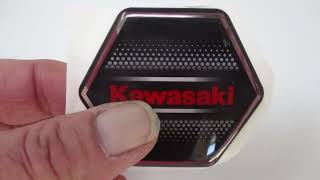 Genuine Kawasaki 560140021 Decal  Emblem [upl. by Alioz284]