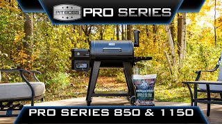 The Pro Series 850 and 1150 Wood Pellet Grills  Pit Boss Grills [upl. by Ynttirb541]