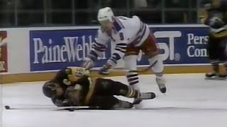 Classic Penguins  Rangers 050592  Game 2 Division Finals 1992 [upl. by Sweet527]