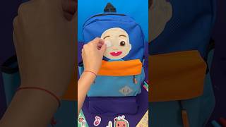 Easy CoComelon Crafts DIY Backpack 123 cocomelon shorts [upl. by Nileve]