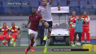 Gervinho Suffers Bad Hair Day 23 09 2014 [upl. by Whall328]