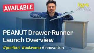 PEANUT Drawer Runner  Toolless Installation  Launch Overview [upl. by Irelav]