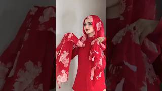 Hijab Beautiful style  Hijab easy tutorial hijab hijabfashion hijabi hijabstyle hijabdaily [upl. by Eerak393]