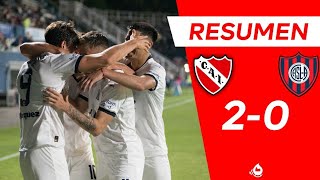 LA RESERVA A LA FINAL INDEPENDIENTE 2  SAN LORENZO 0 [upl. by Eetak]