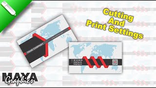 Master Visiting Card Design in CorelDRAW Cutting amp Print Settings Tutorial [upl. by Cralg]