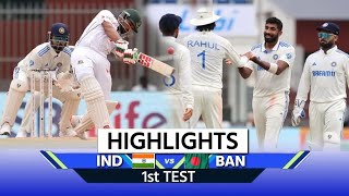 IND vs BAN 1st TEST Chennai Test India vs Bangladesh  Match Highlights  Ravichandran Ashwin [upl. by Dranek230]