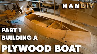 Building a Plywood Boat  Part 1 Building the Hull [upl. by Llennyl]