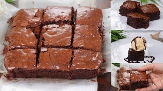 চকোলেট ব্রাউনি কেক ঘরে থাকা অল্প উপকরনে Easy Chocolate Brownie  Chocolate Brownie Cake In Bangla [upl. by Simaj]