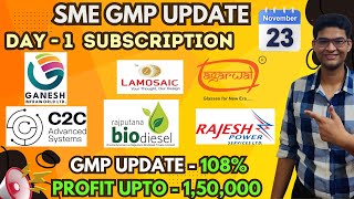 C2C Advanced Systems IPO  Lamosaic India IPO  Rajesh Power IPO GMP  Rajputana Biodiesel IPO [upl. by Chucho]