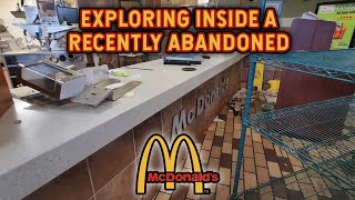 Exploring Inside A Recently Abandoned McDonalds [upl. by Yelsa819]