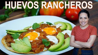 Huevos Rancheros Recipe  DELICIOUS Mexican Breakfast  Villa Cocina [upl. by Demahom597]