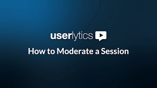 How to Moderate a Session [upl. by Hedwig]