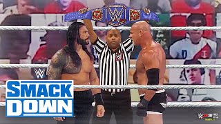 FULL MATCH  Roman Reigns vs Goldberg  Universal Title Match Apr 6 2021 [upl. by Geffner]