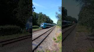 Einfahrt des RE 83 in Bad Schwartau Eisenbahnheld trainspotting zug train [upl. by Anilatac]