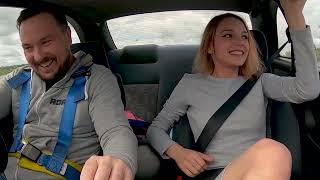 HighSpeed Thrills Girls First Drift Car Experience [upl. by Caterina]