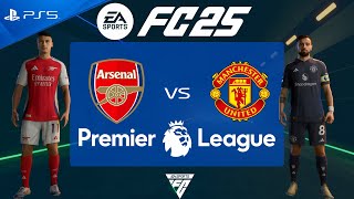 FC 25 Arsenal vs Manchester United  Premier League 202425  PS5 [upl. by Cock766]