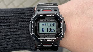 Unboxing Casio GShock GMWB5000TVA1ER Titanium Virtual Warriors [upl. by Aisayt]