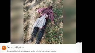 Jammu and Kashmir Bihari Migrant worker killed by terrorists in Shopian jammuandkashmir india [upl. by O'Reilly382]