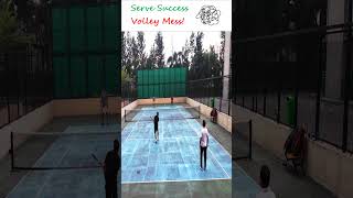 Serve Success Volley Mess tennis tennisshorts tennisreels reels volley tennisserve [upl. by Connie467]