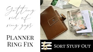 Fixing a Gap in Your Rings Watch this Malden Filofax with Faulty Rings  Repaired [upl. by Keenan]