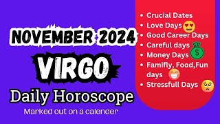 Virgo November 2024 Monthly Horoscope [upl. by Poul620]