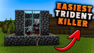 Easy 120 Trident Killer for Minecraft Bedrock MCPEXboxPSSwitchPC [upl. by Whalen]