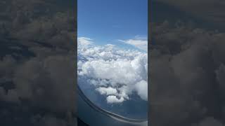 Flight view airasia flight sky flightview nature noweveryonecanfly clouds travel [upl. by Nonnelg550]