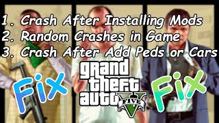 GTA 5 Crash After Installing Mods Fix [upl. by Nikolaus]