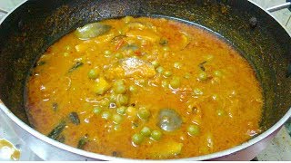 பட்டாணி குழம்பு செய்வது எப்படி How To Make Pattani KozhambuSouth Indian Recipe [upl. by Htenek]