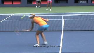 Petra Kvitova practice US Open 2011 [upl. by Weissberg]