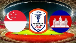 FULL MATCH SINGAPURA vs KAMBOJA  PIALA AFF 2024  eFootball Gameplay [upl. by Dalt142]