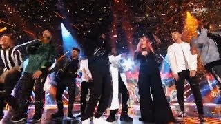 X Factor UK 2017 Winner RakSu as Winner Sing Dimelo Their First Single and Celebrate [upl. by Milman96]