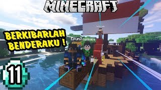 Bikin Kapal Untuk 17an   Minecraft Indonesia 11 [upl. by Yadrahs]