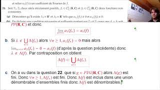 Agrégation interne mathématiques  Correction épreuve 2 2021 partie 4 [upl. by Grim457]