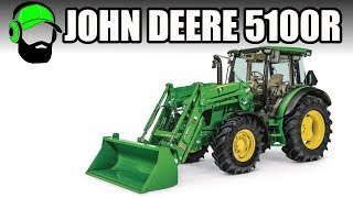 John Deere 5100R  Inside the cab [upl. by Bultman]