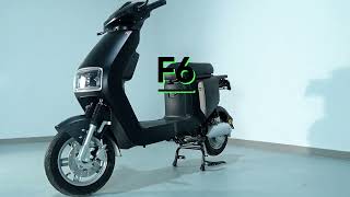 Electric Moped Motorcycle Scooter 800W 48V60V72V 20Ah 45kmH ModelF6 electricmoped [upl. by Roobbie]