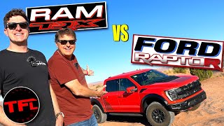 Ford Raptor R vs RAM TRX After OffRoading Both One Is Clearly Better [upl. by Danyette]