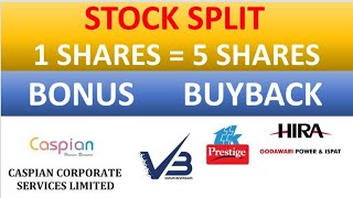 ttk prestige  varun beverages Ltd  GODAWARI POWER ISPAT LTD  stock split 💥 bonus 💥 buyback [upl. by Prouty]