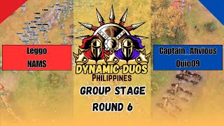 Dynamic Duos Philippines  Group Stage Round 6  Age of Empires 4 [upl. by Duma]