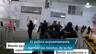 Fanática denuncia supuesto robo de boletos para Bad Bunny por un policía [upl. by Ojahtnamas533]